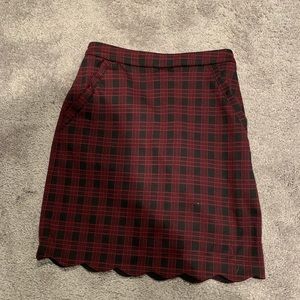 Plaid skirt